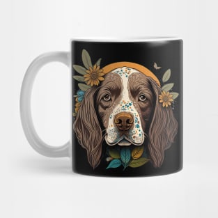 Pointer dog hippie Mug